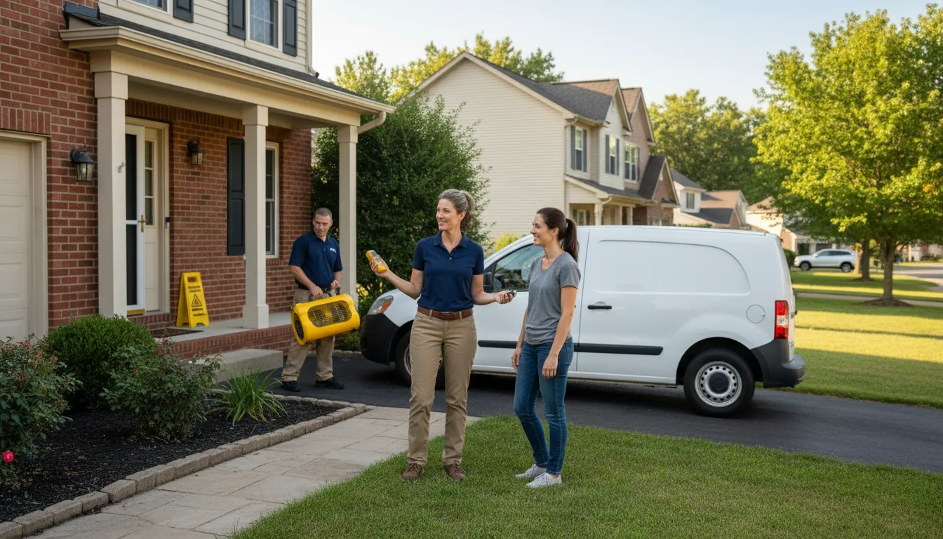 Water restoration image for Fire And Smoke Damage Restoration in Hampton, VA